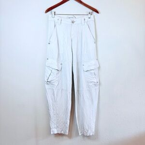 Miss Sixty Luxury Vintage Mid Rise Barrel Leg Satin Pants Size 26